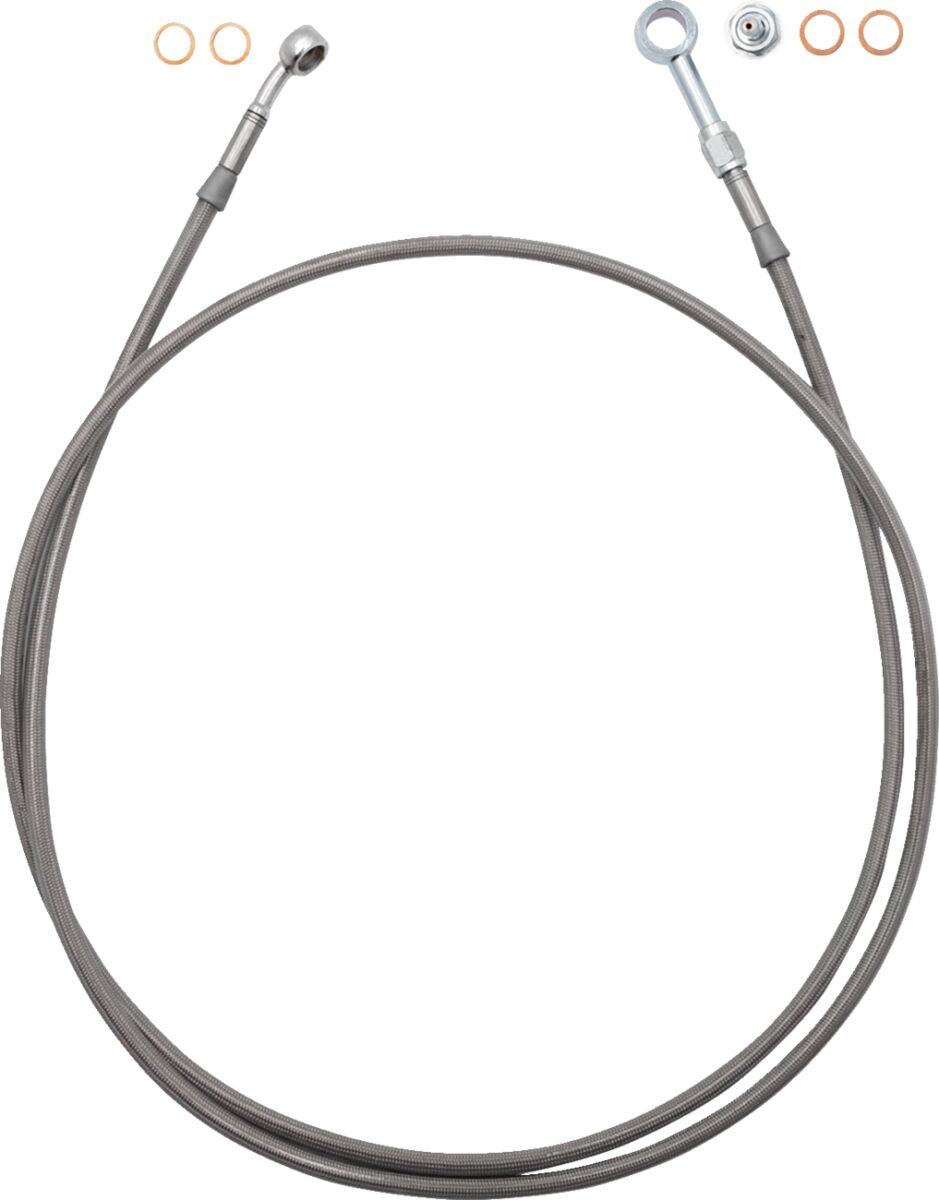 Fat Baggers Inc. Ez Install Brake Line Full Len BRAKE LINES-HOSES-STAINLESS ST Fat Baggers Inc.