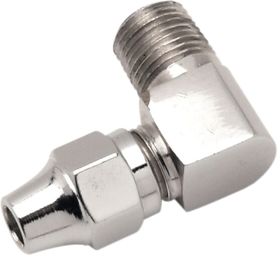 Drag Specialties Fitting 1/8 Npt 90 Deg. BRAKE LINE HARDWARE Drag Specialties