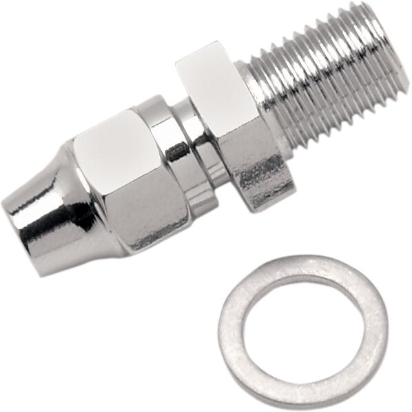 Drag Specialties Fitting 3/8 24 Strght B BRAKE LINE HARDWARE Drag Specialties