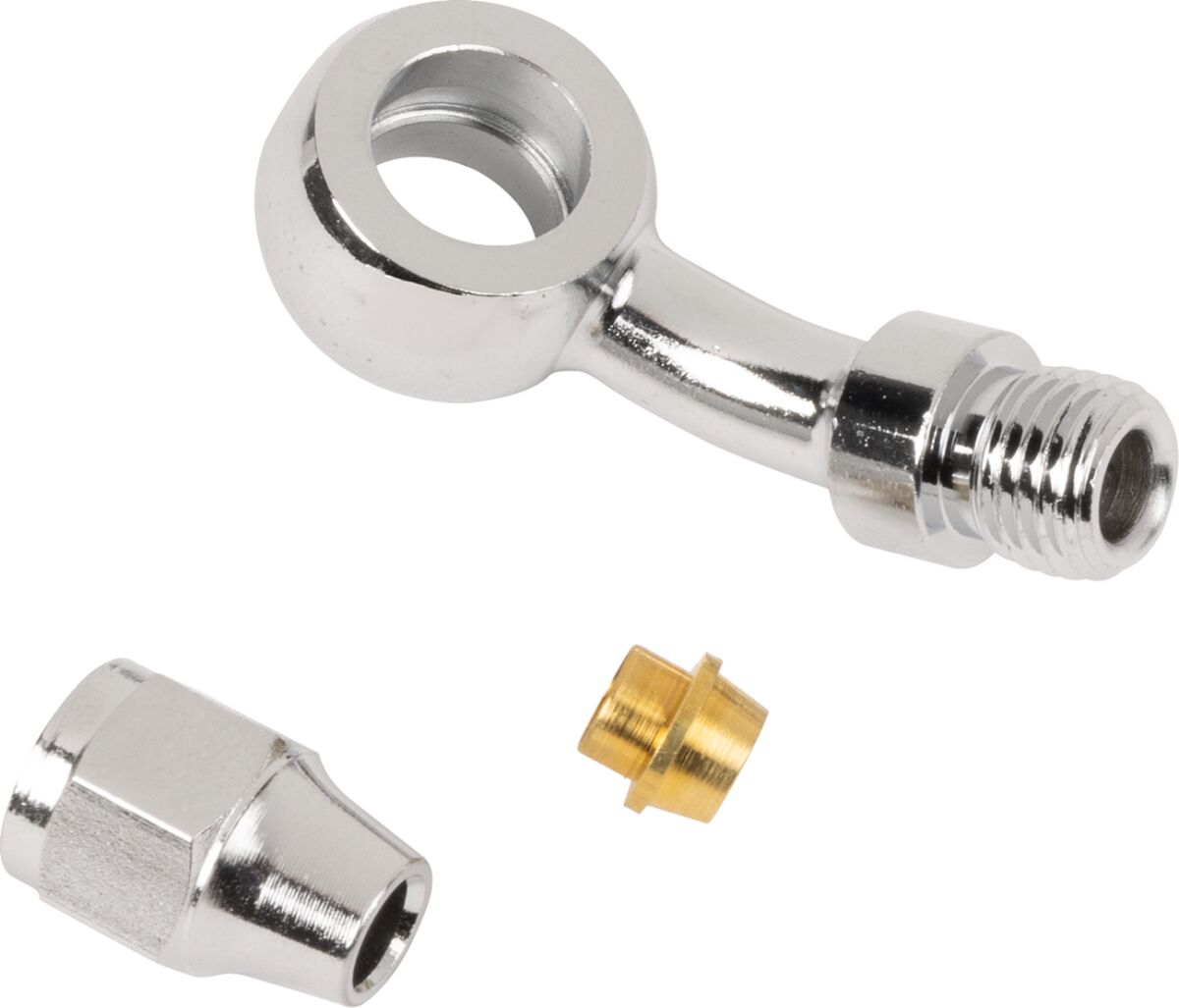 Drag Specialties Banjo Fittng 3/8/10 Mm 35 BRAKE LINE HARDWARE Drag Specialties