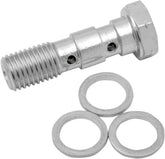 Drag Specialties Double Banjo Bolt Chrome 10 Mm X 1.25 Brake Lines Hardware Drag Specialties