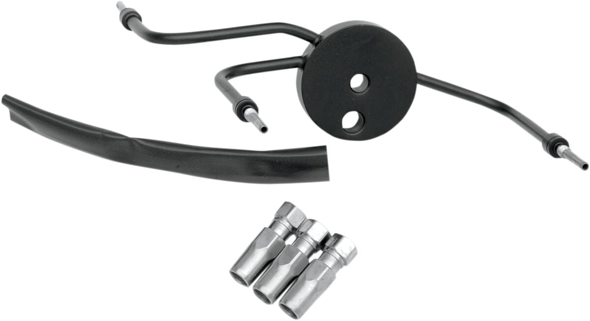 Magnum Shielding Tee Brake Byo Narrow Blk BRAKE LINE HARDWARE Magnum Shielding