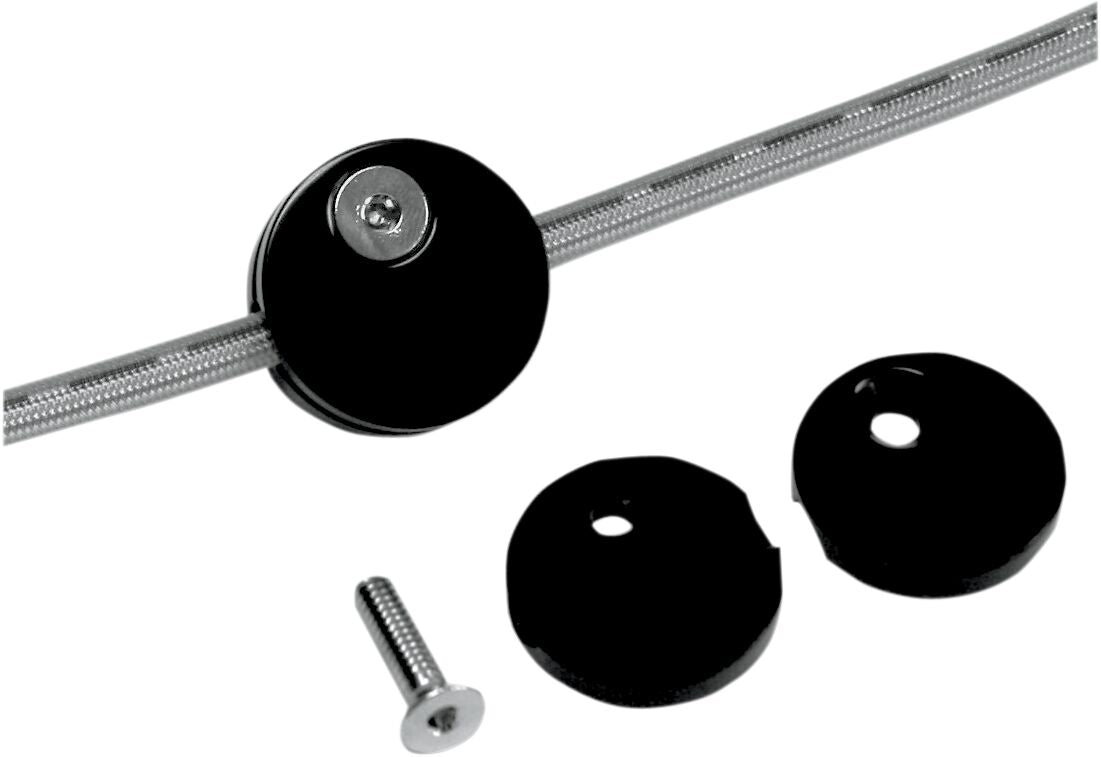 Accutronix Clamp Brake Line Blk BRAKE LINE HARDWARE Accutronix