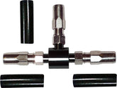 Magnum Shielding Tee Brake Byo Black BRAKE LINE HARDWARE Magnum Shielding