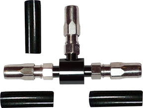 Magnum Shielding Tee Brake Byo Black BRAKE LINE HARDWARE Magnum Shielding