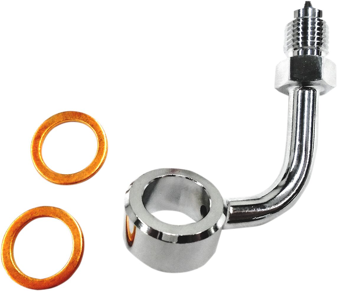 Magnum Shielding Adaptor Dual Disc Non Abs Brake Line Sterling Chromite® Ii Nature Brake Lines Hardware Magnum Shielding