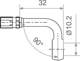 Trw Banjo M10 90 Rd BRAKE LINE HARDWARE Trw