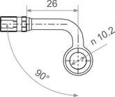 Trw Banjo M10 50 S Ti BRAKE LINE HARDWARE Trw