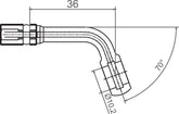 Trw Banjo M10 70 Bk BRAKE LINE HARDWARE Trw