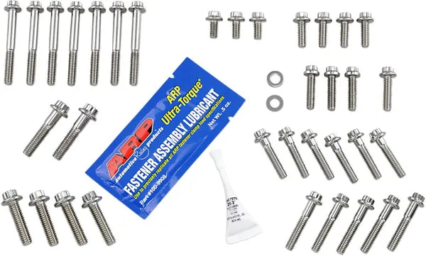 EVO Primary and Transmission Stainless 12 point kit - 87-99 FXR ARP Hardware Feuling Parts