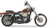 Bassani Xhaust Firesweep Series Exhaust System, Black - 06+ Dyna Full Exhaust System Bassani Xhaust
