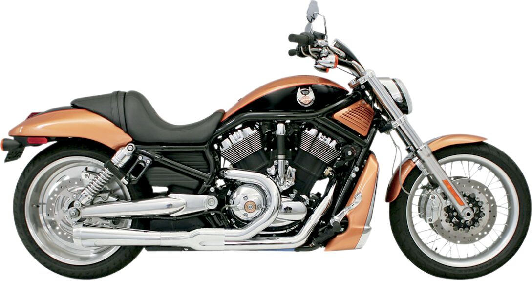 Bassani Xhaust Exhaust Road Rage 2 Into 1 Chrome Full Exhaust System Bassani Xhaust