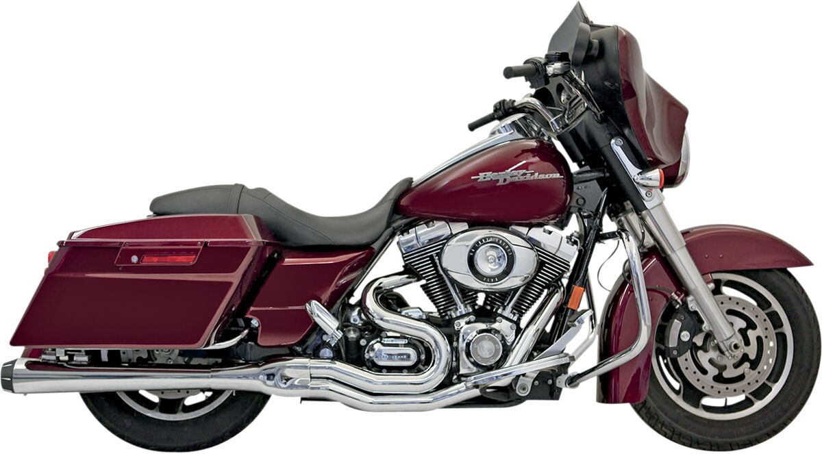 Bassani Xhaust Exhst 2 1 Mega 95 16 Fl Ch SYSTEMS FOR HARLEY Bassani Xhaust