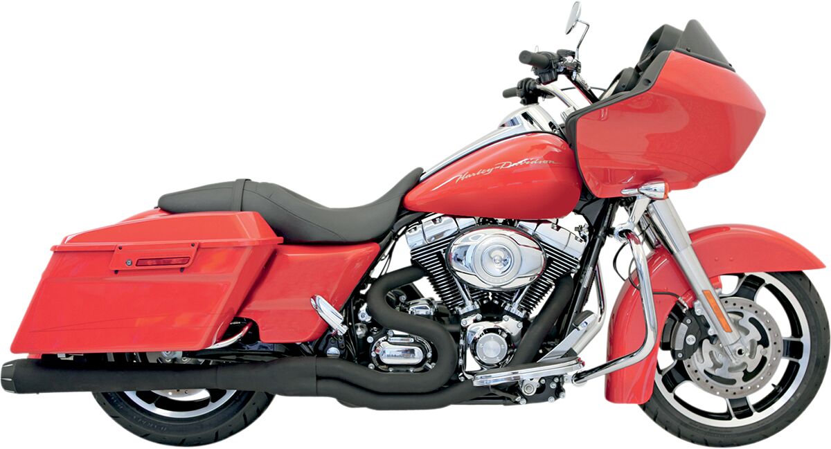 Bassani Xhaust Exhaust B4 M 95 16 Fl Blk SYSTEMS FOR HARLEY Bassani Xhaust