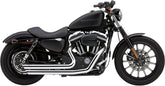 Cobra Speedster Slash Down Exhaust With Powerport Chrome Hd Full Exhaust System Cobra