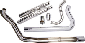 Cobra Speedster Slash Down Exhaust With Powerport Chrome Hd Full Exhaust System Cobra