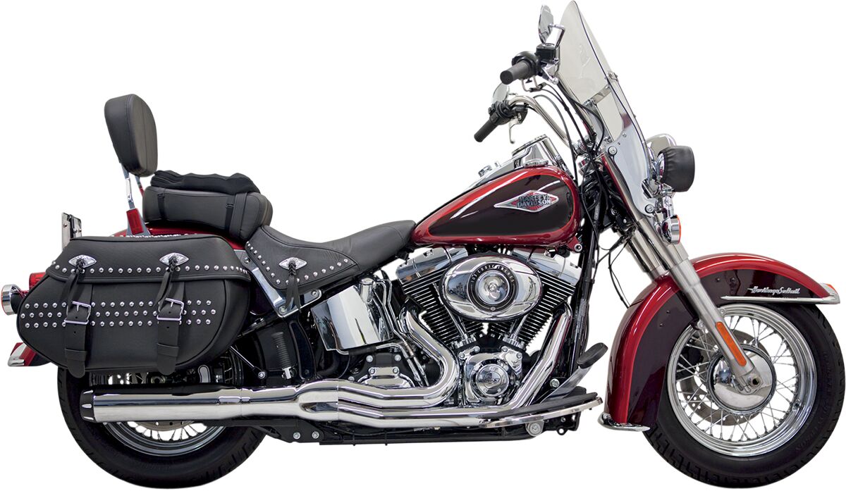 Bassani Xhaust Road Rage II B1 Power 2:1 Exhaust System - Softail Full Exhaust System Bassani Xhaust