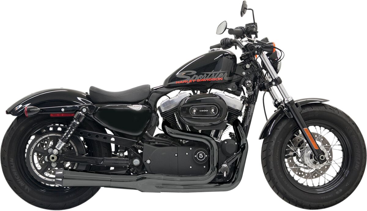 Bassani Xhaust Exhaust Rr2 1 Flute Xl Bk Bassani Xhaust