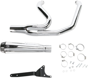 Bassani Xhaust Road Rage 2:1 Exhaust System, Chrome - FXR Full Exhaust System Bassani Xhaust