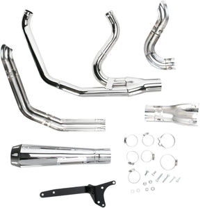 Bassani Xhaust Road Rage 2:1 Exhaust System, Chrome - FXR Full Exhaust System Bassani Xhaust