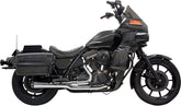 Bassani Xhaust Road Rage 2:1 Exhaust System For Floorboards, Chrome - FXR Full Exhaust System Bassani Xhaust