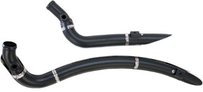 Exhaust Radial Sweepers Black W/ Chrome Heatshields W/ Holes Bassani Xhaust