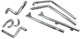 Bassani Xhaust Exhaust System True Duals W/ 30" Fishtail W/O Baffles Chrome Full Exhaust System Bassani Xhaust