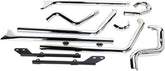 Bassani Xhaust Exhaust System True Duals W/ 36" Fishtail W/O Baffles Chrome Full Exhaust System Bassani Xhaust
