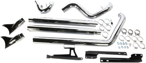 Cobra True Duals Exhaust System Chrome With Fishtail Tips Full Exhaust System Cobra