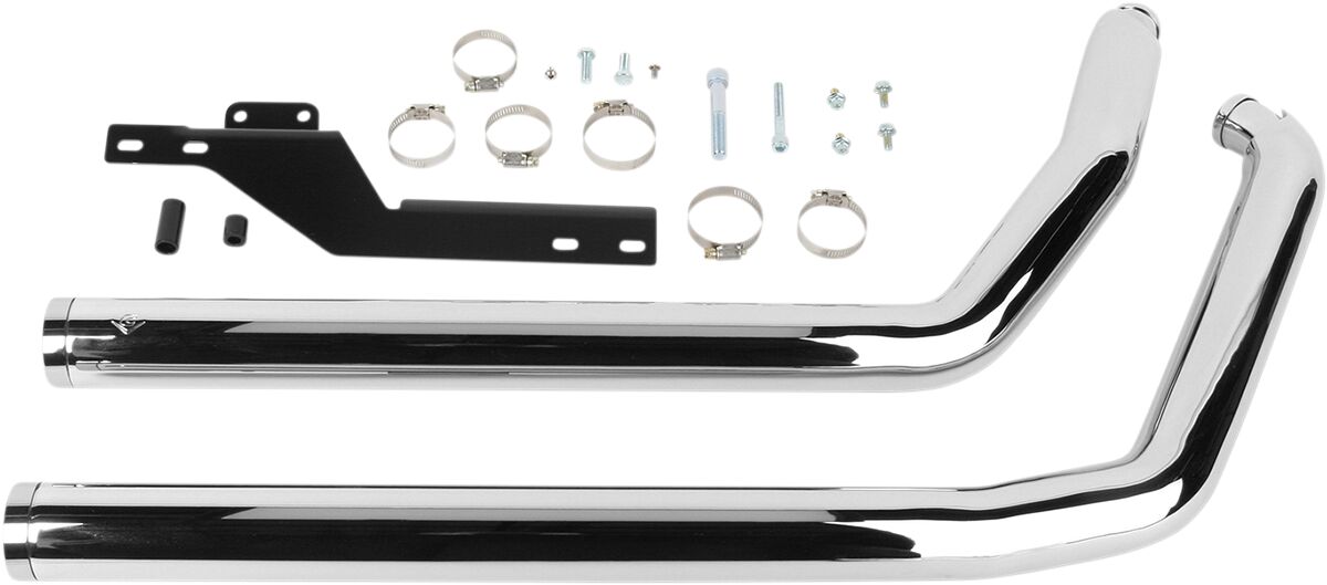 Cobra Exhaust System Dragster Chrome Full Exhaust System Cobra