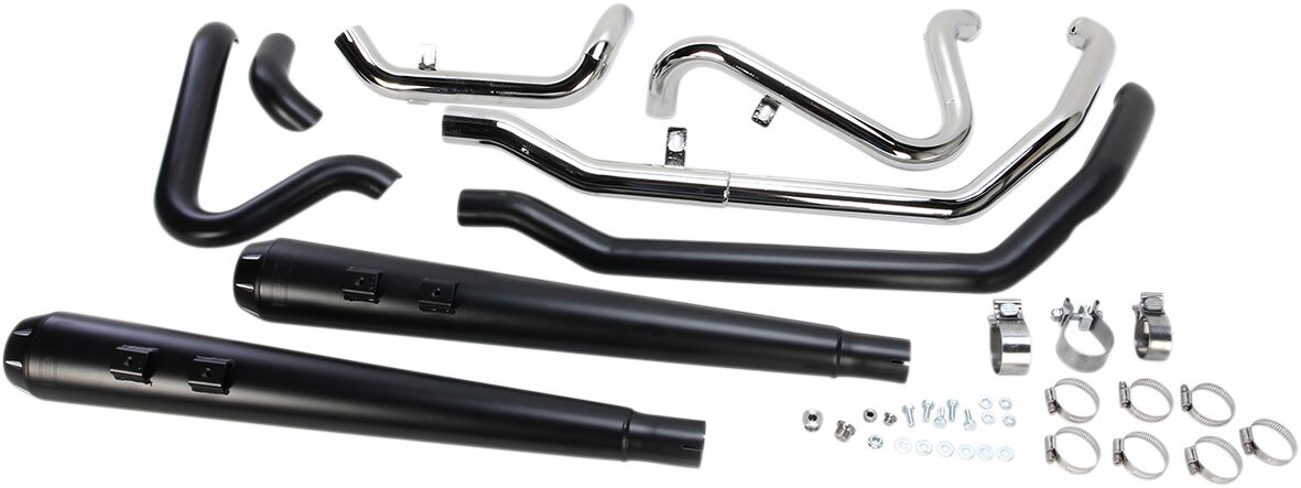 Bassani Xhaust Exhaust Undr Meg 09 16 Bk SYSTEMS FOR HARLEY Bassani Xhaust