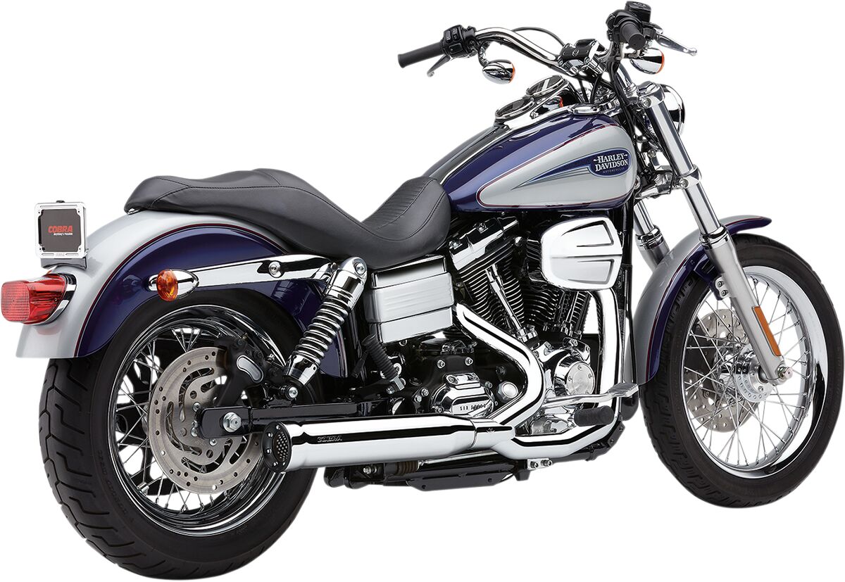 Cobra Exhaust Pp Rpt Cr/Bk Dyna Cobra