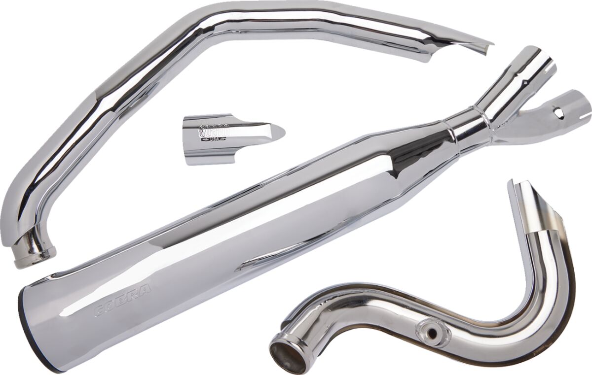 Cobra Exhaust Pp Rpt Cr/Bk Dyna Cobra