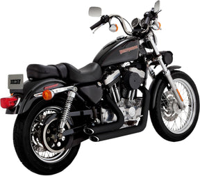 Vance & Hines Shortshots Staggered Exhaust, Black - 99-03 Sportster Full Exhaust System Vance & Hines