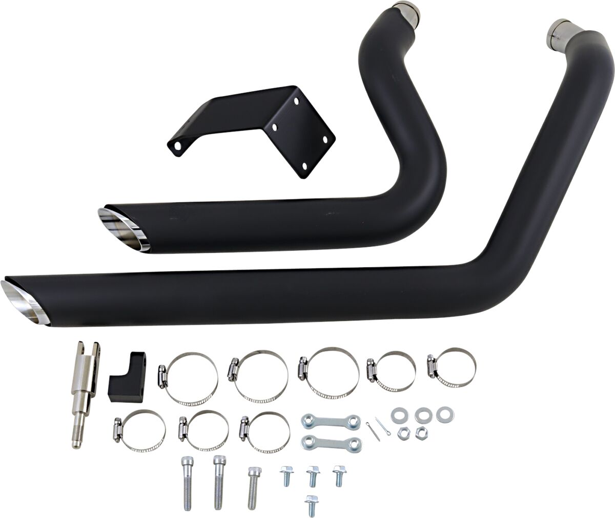 Vance & Hines Shortshots Staggered Exhaust, Black - 99-03 Sportster Full Exhaust System Vance & Hines