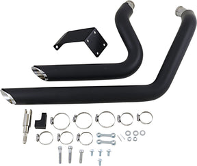 Vance & Hines Shortshots Staggered Exhaust, Black - 99-03 Sportster Full Exhaust System Vance & Hines