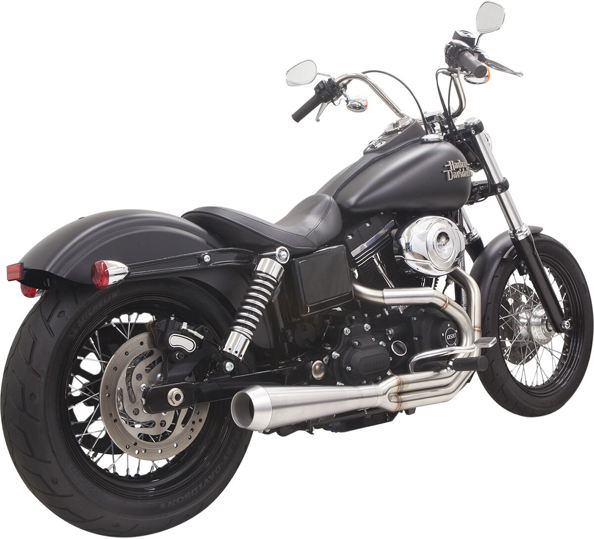 Bassani Xhaust Road Rage III 2:1 Exhaust System - Dyna Full Exhaust System Bassani Xhaust