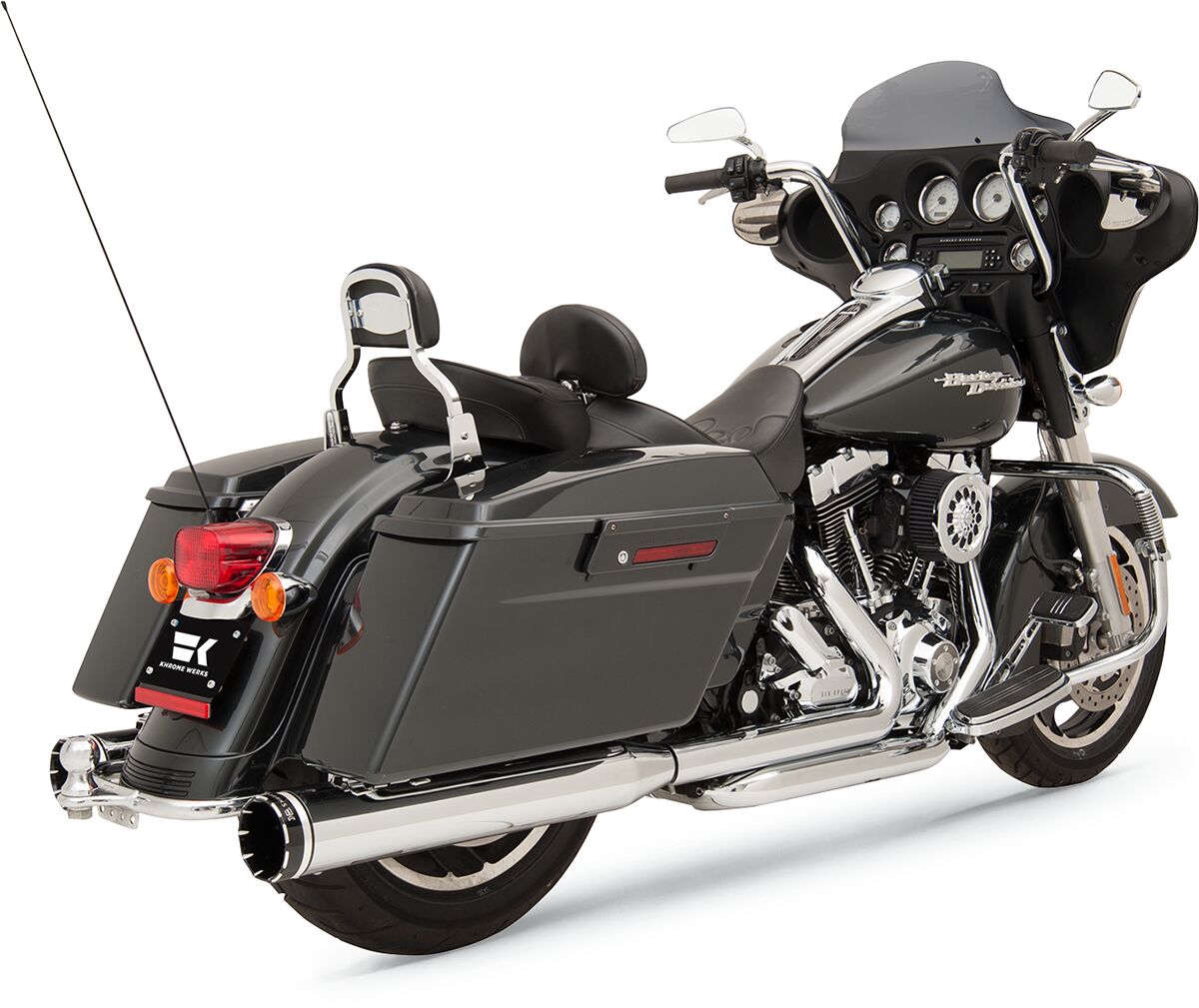 Khrome Werks Exh 2:2 W/4.5 M 09 16 Fl C SYSTEMS FOR HARLEY Khrome Werks