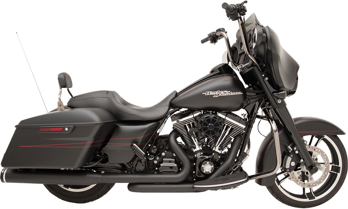 Khrome Werks Exhaust System 2 Into 2 With Two Step Crossover Header Black Full Exhaust System Khrome Werks