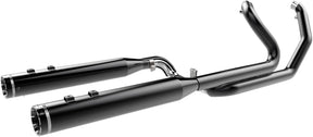 Khrome Werks Exhaust System 2 Into 2 With Two Step Crossover Header Black Full Exhaust System Khrome Werks