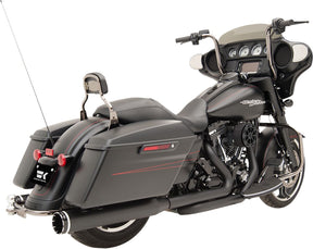 Khrome Werks Exhaust System 2 Into 2 With Two Step Crossover Header Black Full Exhaust System Khrome Werks
