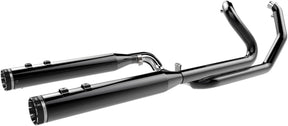 Khrome Werks Exhaust System 2 Into 2 With Two Step Crossover Header Black Full Exhaust System Khrome Werks