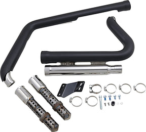 Cobra Exhaust System Speedster 909 Short 2 Into 2 Black Full Exhaust System Cobra