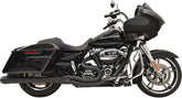 Bassani Xhaust Road Rage B4 2:1 Exhaust System Megaphone Muffler, Black - 17+ Touring Full Exhaust System Bassani Xhaust