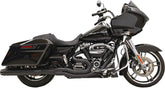 Bassani Xhaust Road Rage B4 2:1 Exhaust System Straight Muffler, Black - 17+ Touring Full Exhaust System Bassani Xhaust