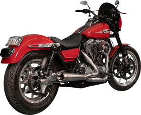 Trask Assault 2:1 Exhaust, Brushed Stainless - FXR Full Exhaust System Trask Performance