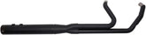 S&S Cycle Exhaust System 2 1 Sidewinder Stainless Steel Black W/Black End Caps Full Exhaust System S&S Cycle