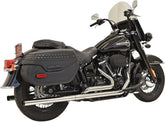 Bassani Xhaust Duals 2x2 Exhaust System, Chrome - 18-21 Softail Full Exhaust System Bassani Xhaust