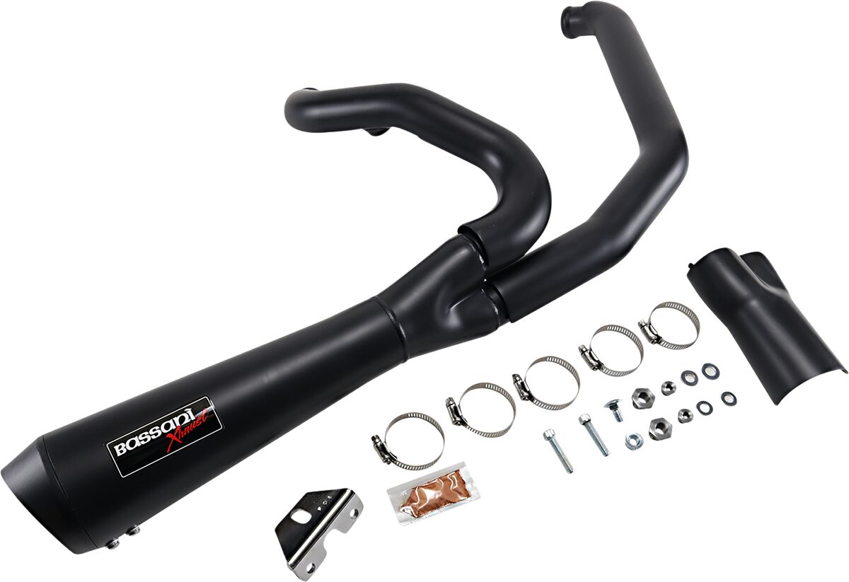 Bassani Xhaust Exhaust 2 1 Road Rage Short SYSTEMS FOR HARLEY Bassani Xhaust