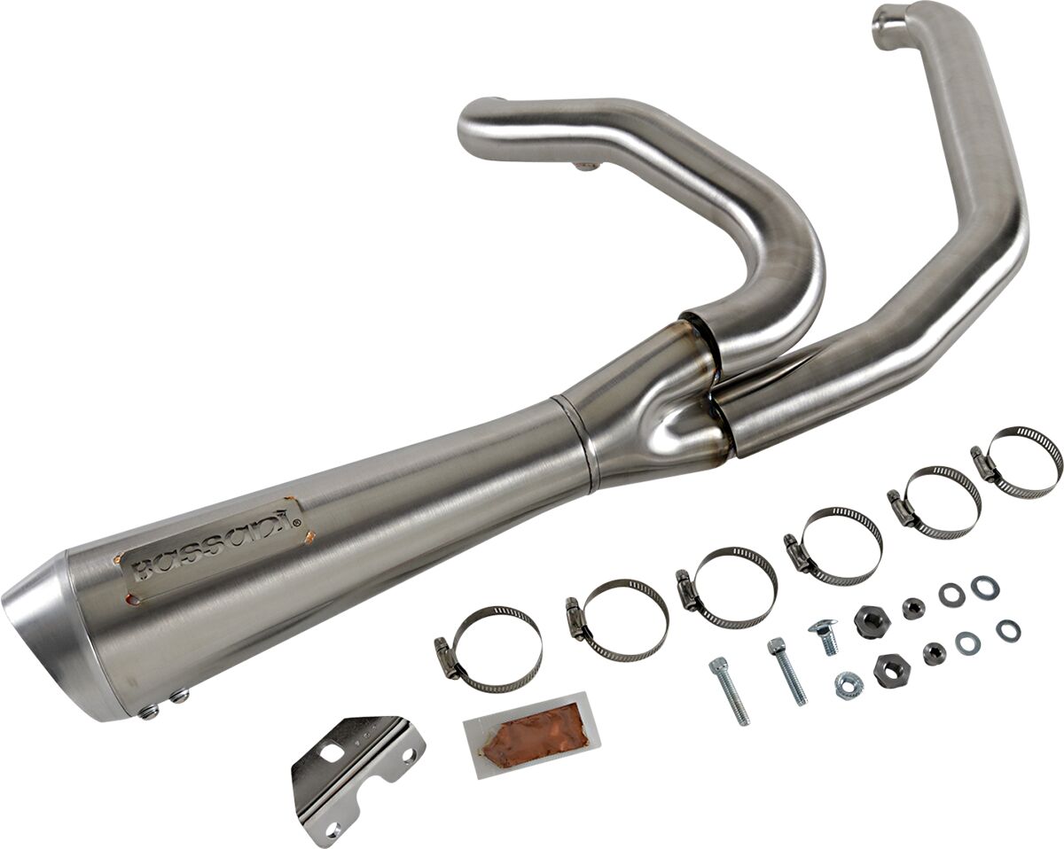 Bassani Xhaust Exhaust 2 1 Road Rage Short SYSTEMS FOR HARLEY Bassani Xhaust